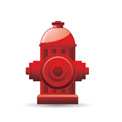Red Fire Hydrant for Urban Safety