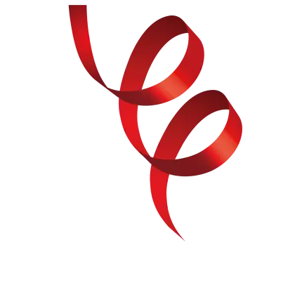 Red Decorative Ribbon