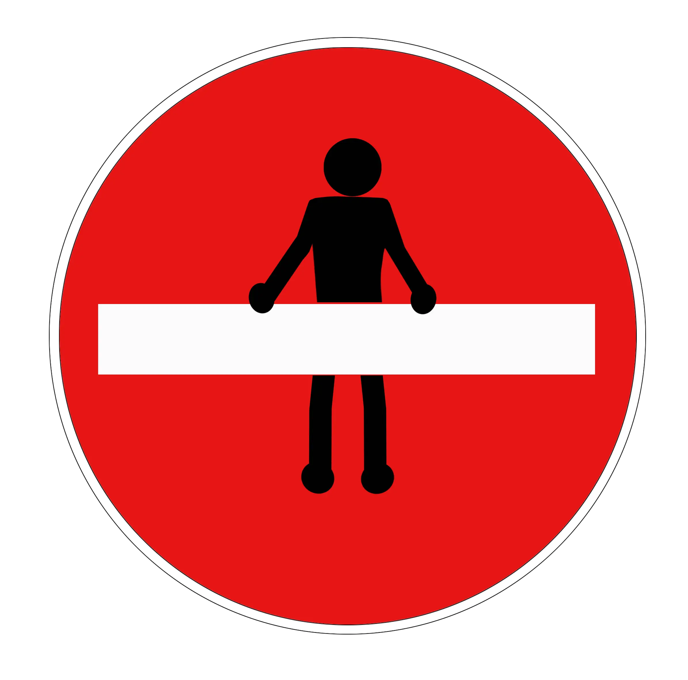 No Entry Traffic Sign