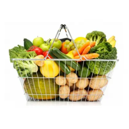 Basket of Fresh Vegetables