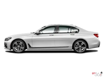 Luxury Silver Sedan Car in Profile View