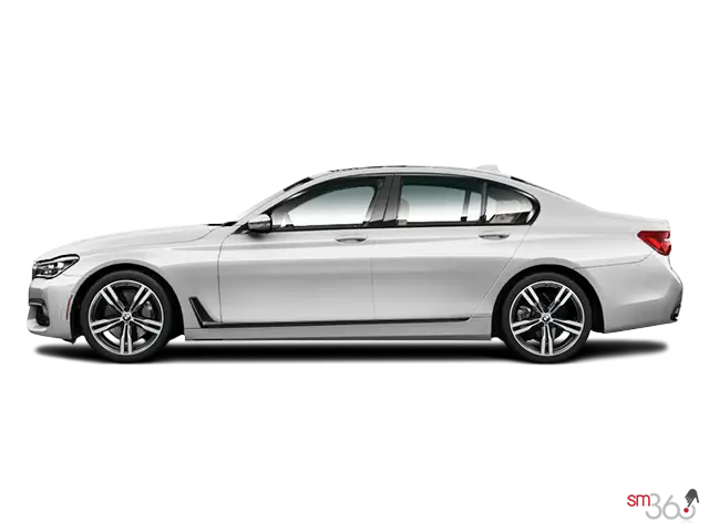 Luxury Silver Sedan Car in Profile View