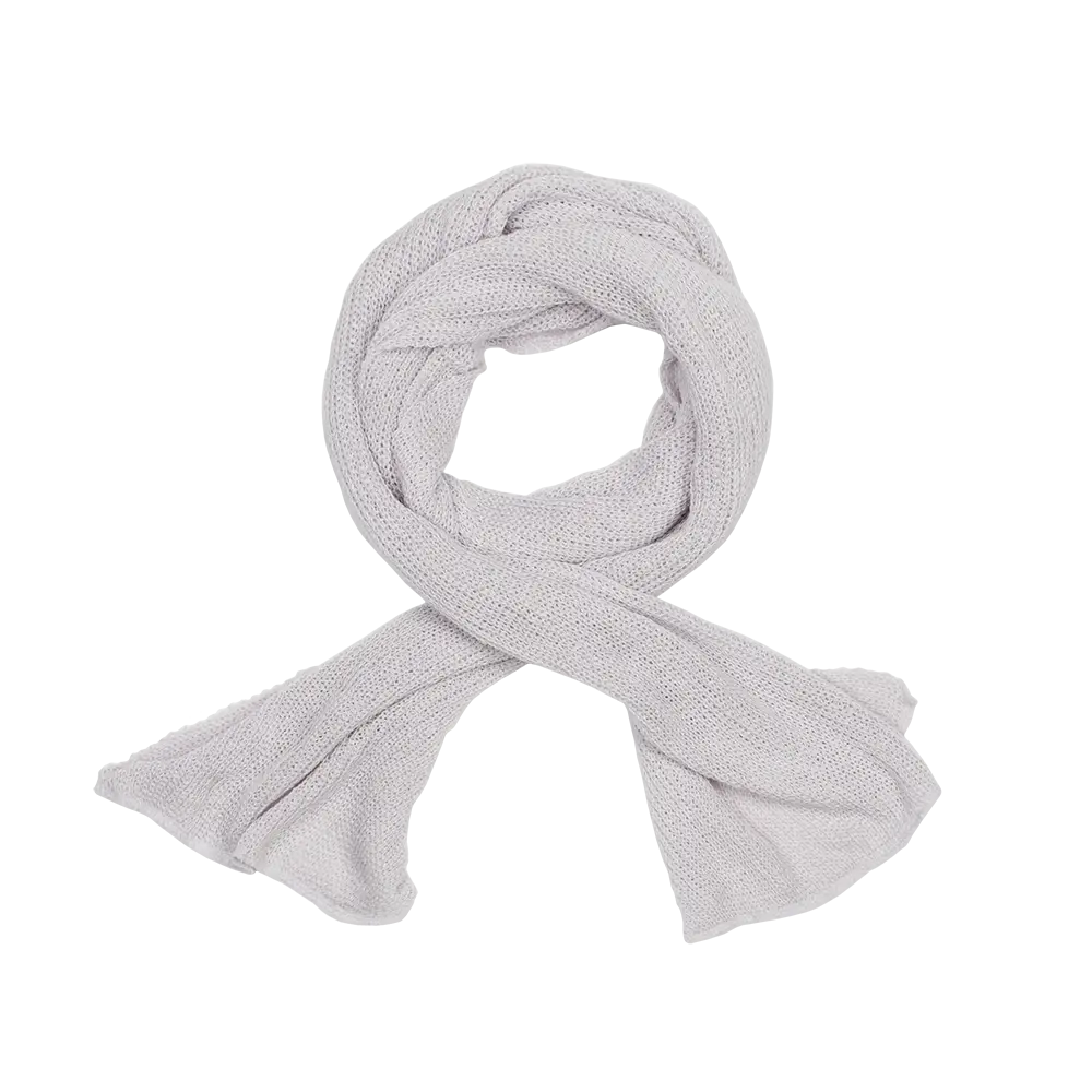 White Knitted Scarf