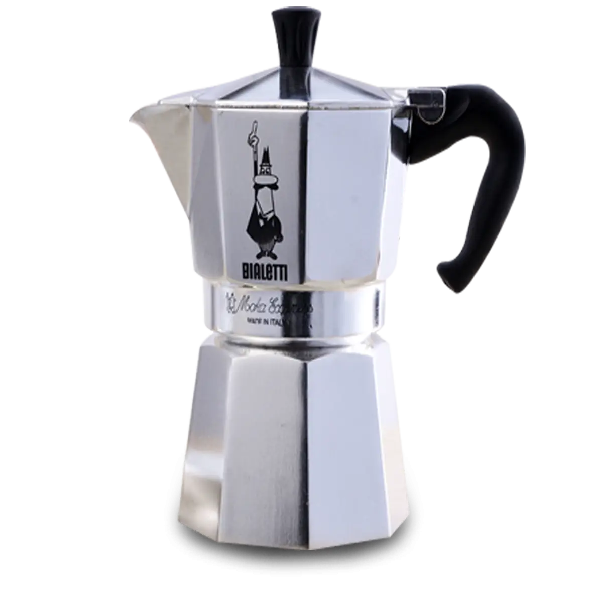 Silver Bialetti Coffee Maker