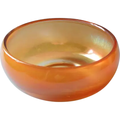Golden Glass Bowl