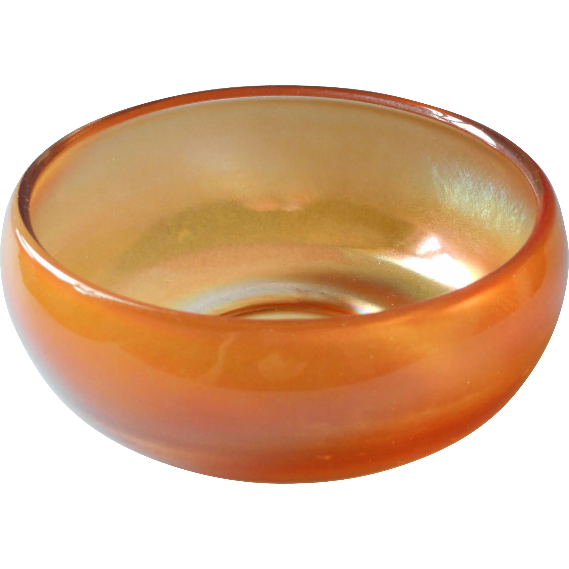 Golden Glass Bowl