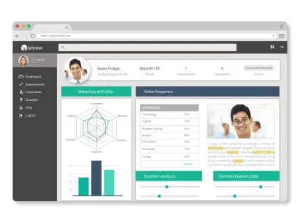 User Profile Dashboard Interface