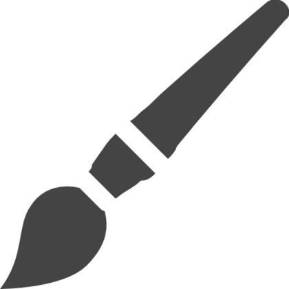 Paintbrush Drawing Tool Icon