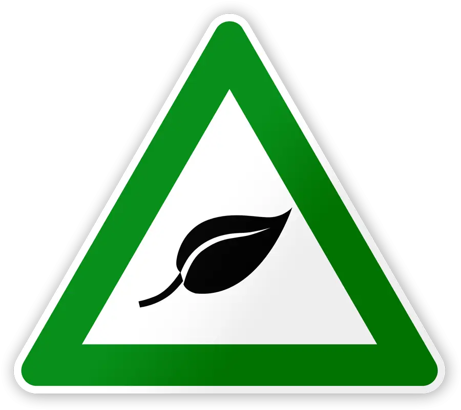 Green Leaf Sign