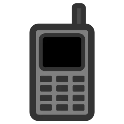 Black Mobile Phone Icon