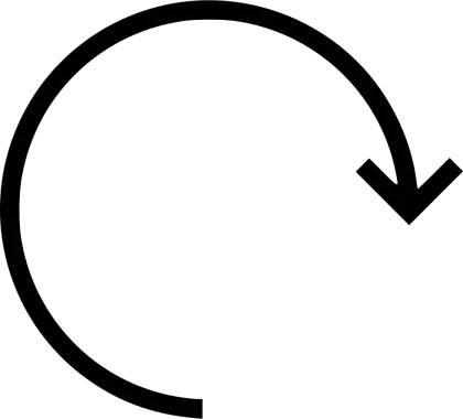 Curved Arrow Pointing Down Right