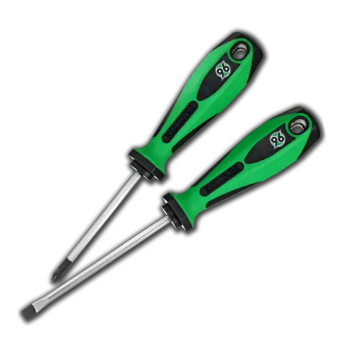 Green Handled Screwdrivers for Toolbox