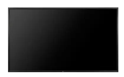 Black Flat Screen TV Display