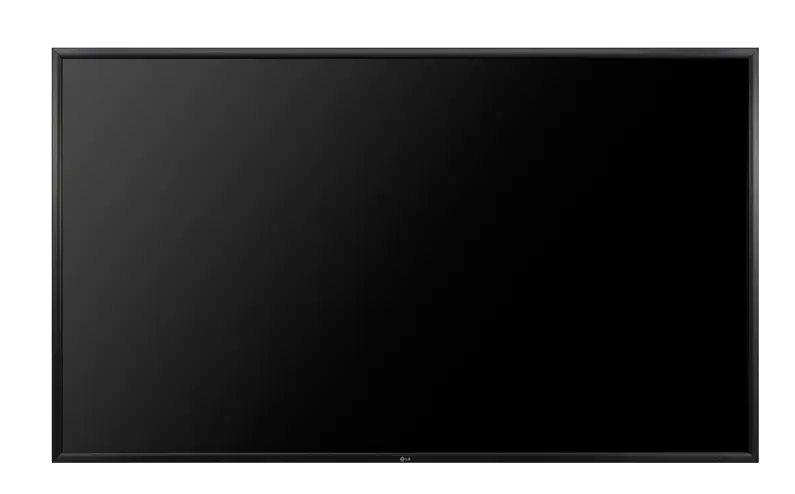 Black Flat Screen TV Display