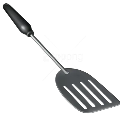Black Handle Kitchen Spatula