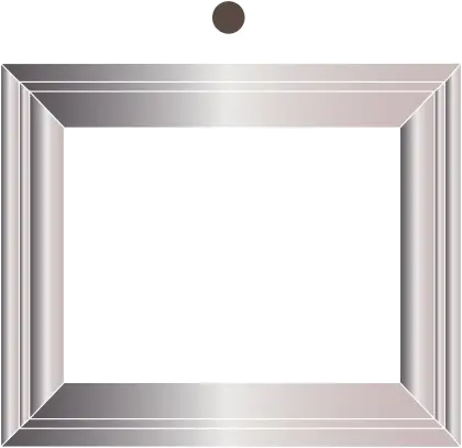Silver Rectangular Frame Illustration