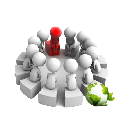 3D Figures in a Circle
