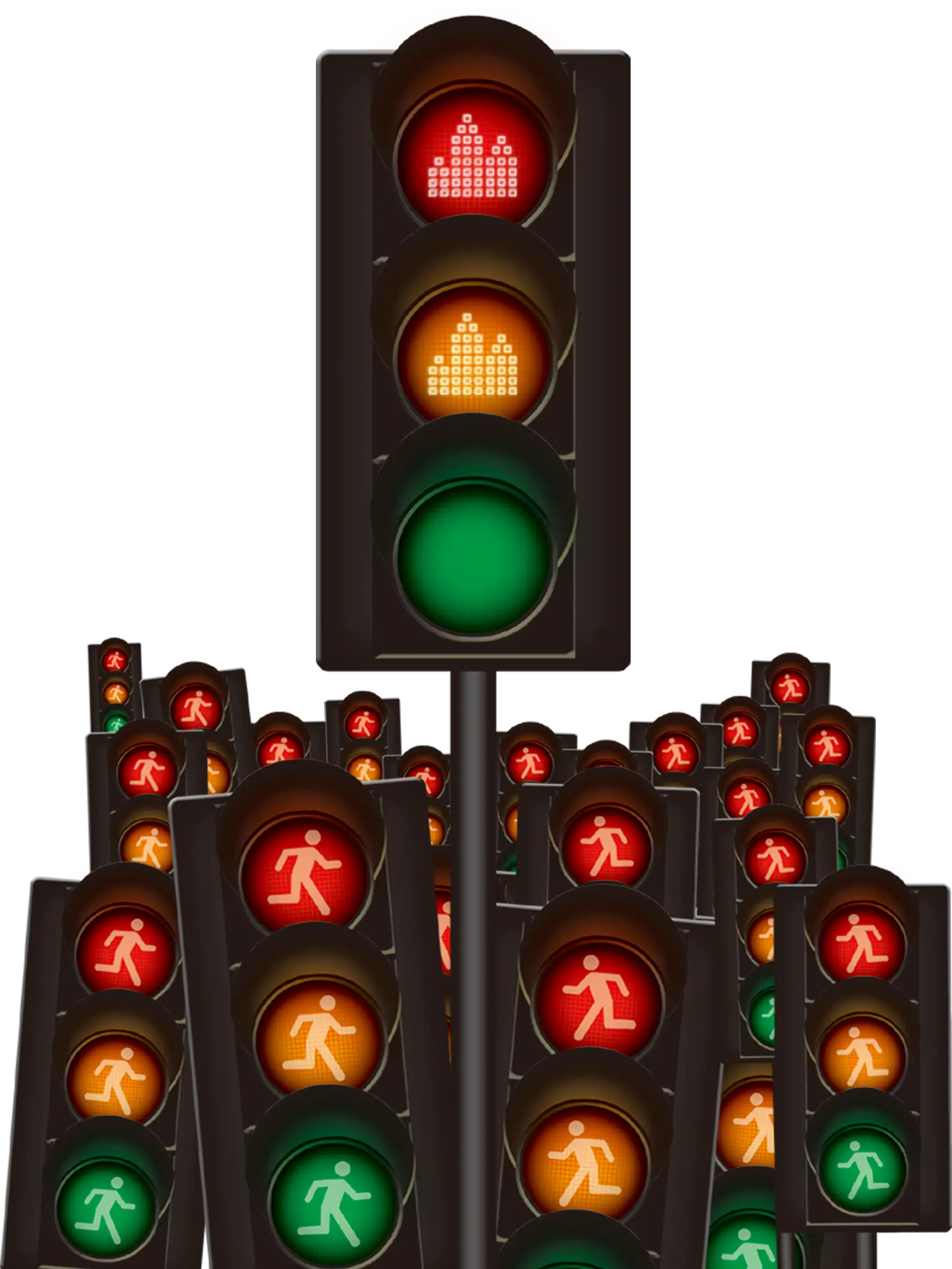 Collection of Urban Traffic Lights with Signals