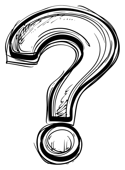 Hand-Drawn Question Mark Illustration