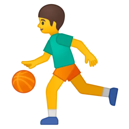Basketball Player Emoji in Action