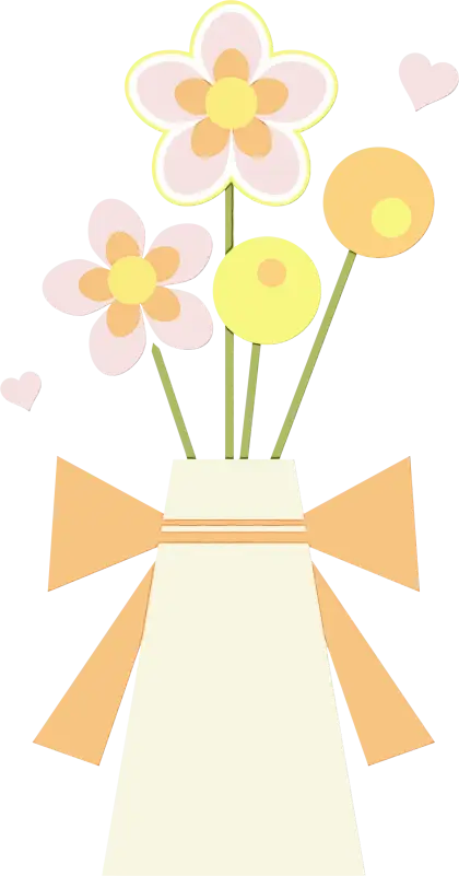 Cute Flower Bouquet in Vase