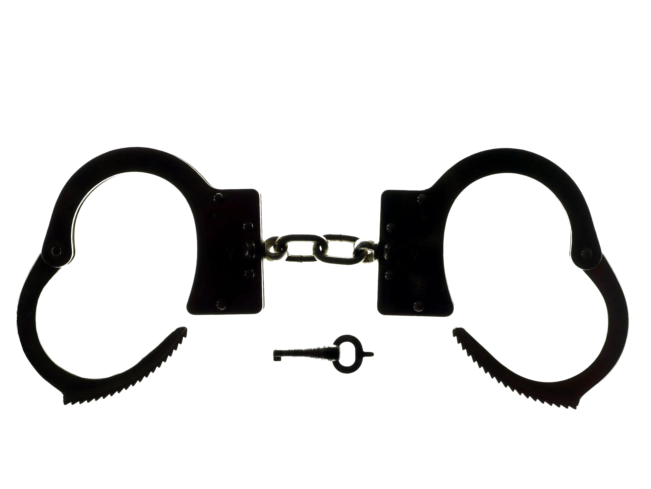 Black Handcuffs with Key