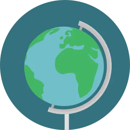 Globe Illustration of Earth