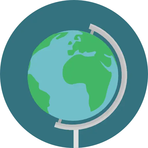Globe Illustration of Earth