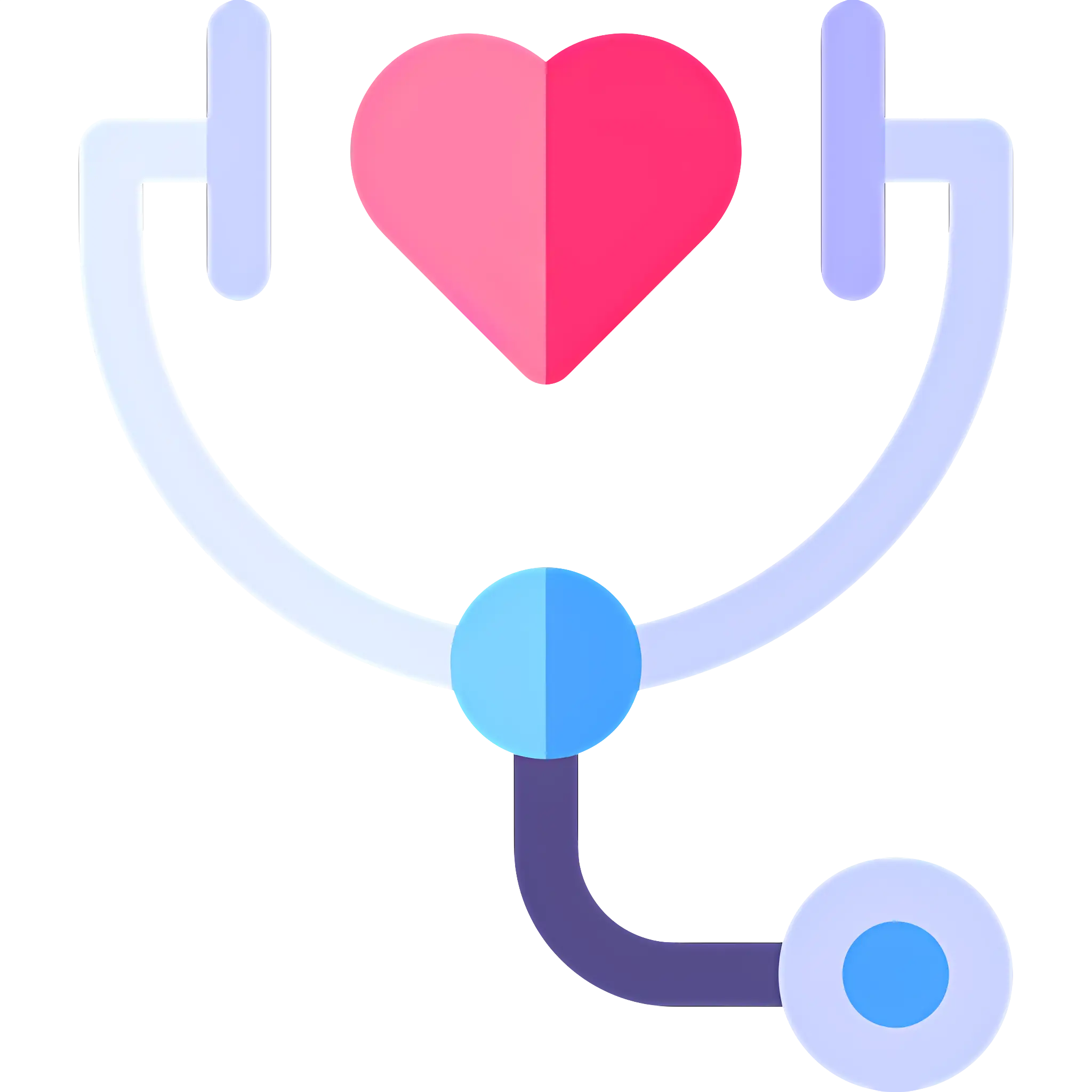 Stethoscope with Heart Icon for Healthcare