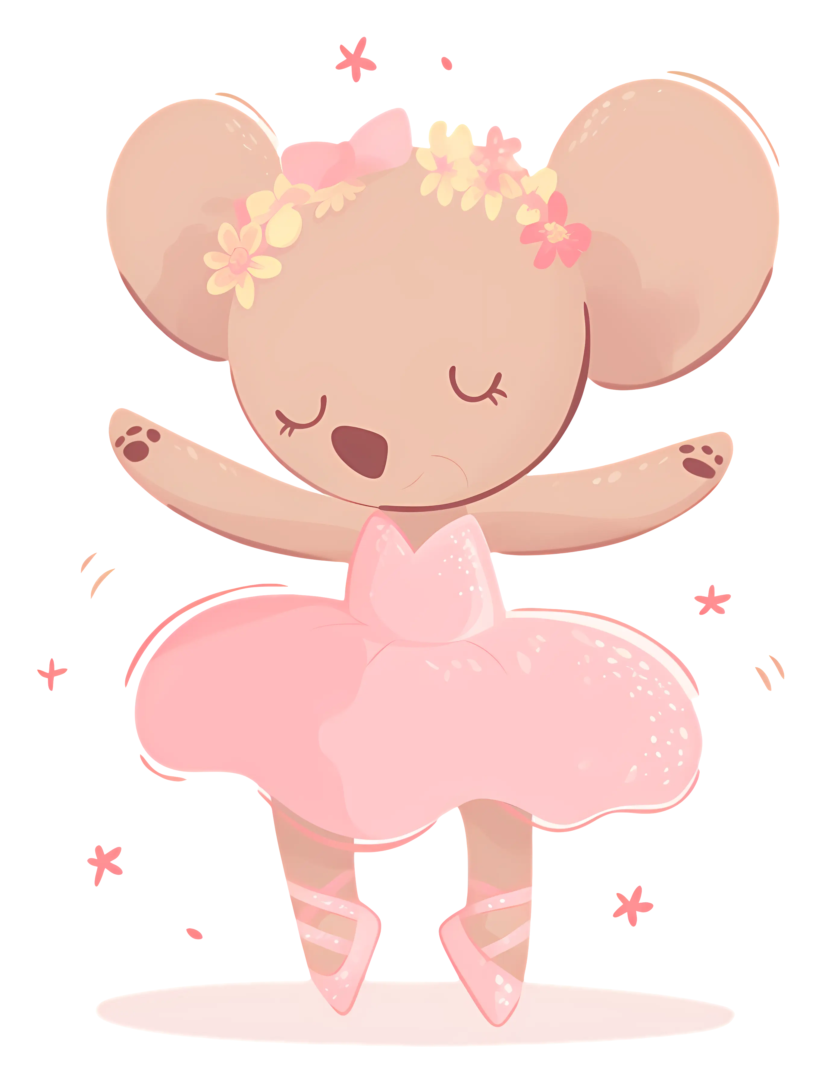 Ballet Dancing Mouse in Tutu