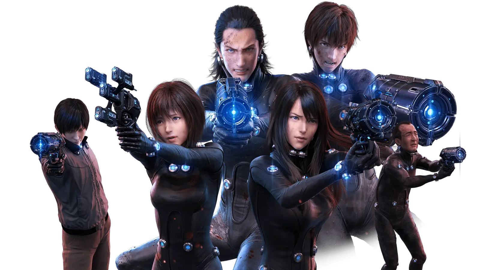 Sci-Fi Team with Guns