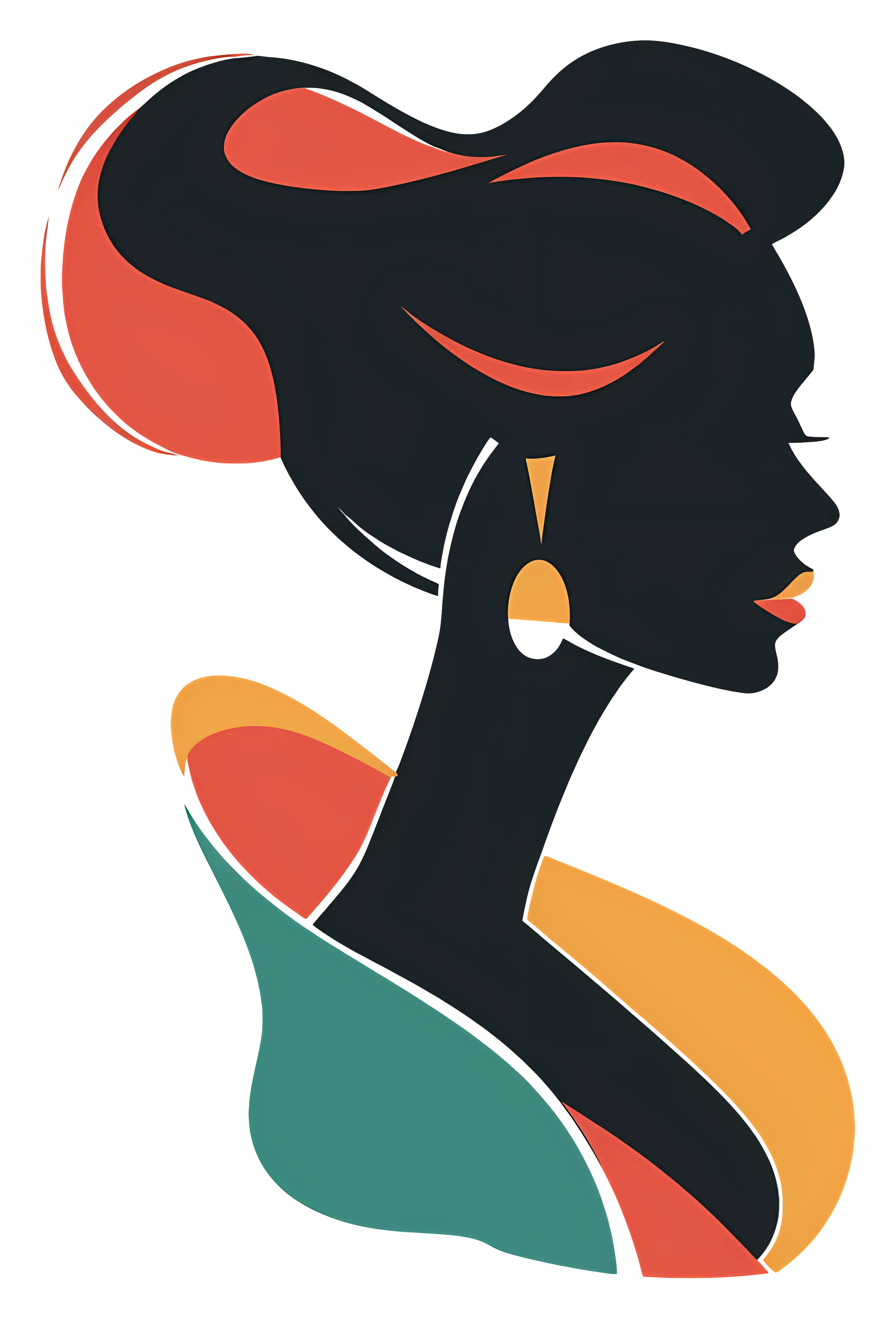 Elegant Woman Silhouette