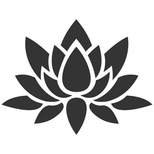 Black Lotus Flower Icon Representation
