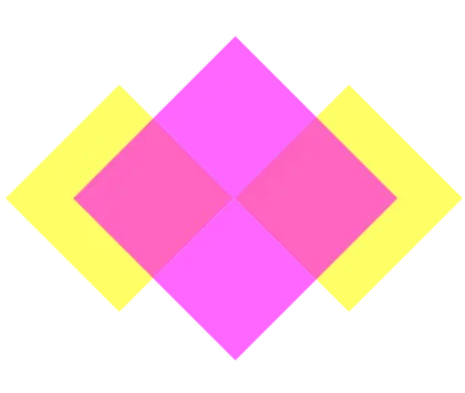 Colorful Overlapping Geometric Squares