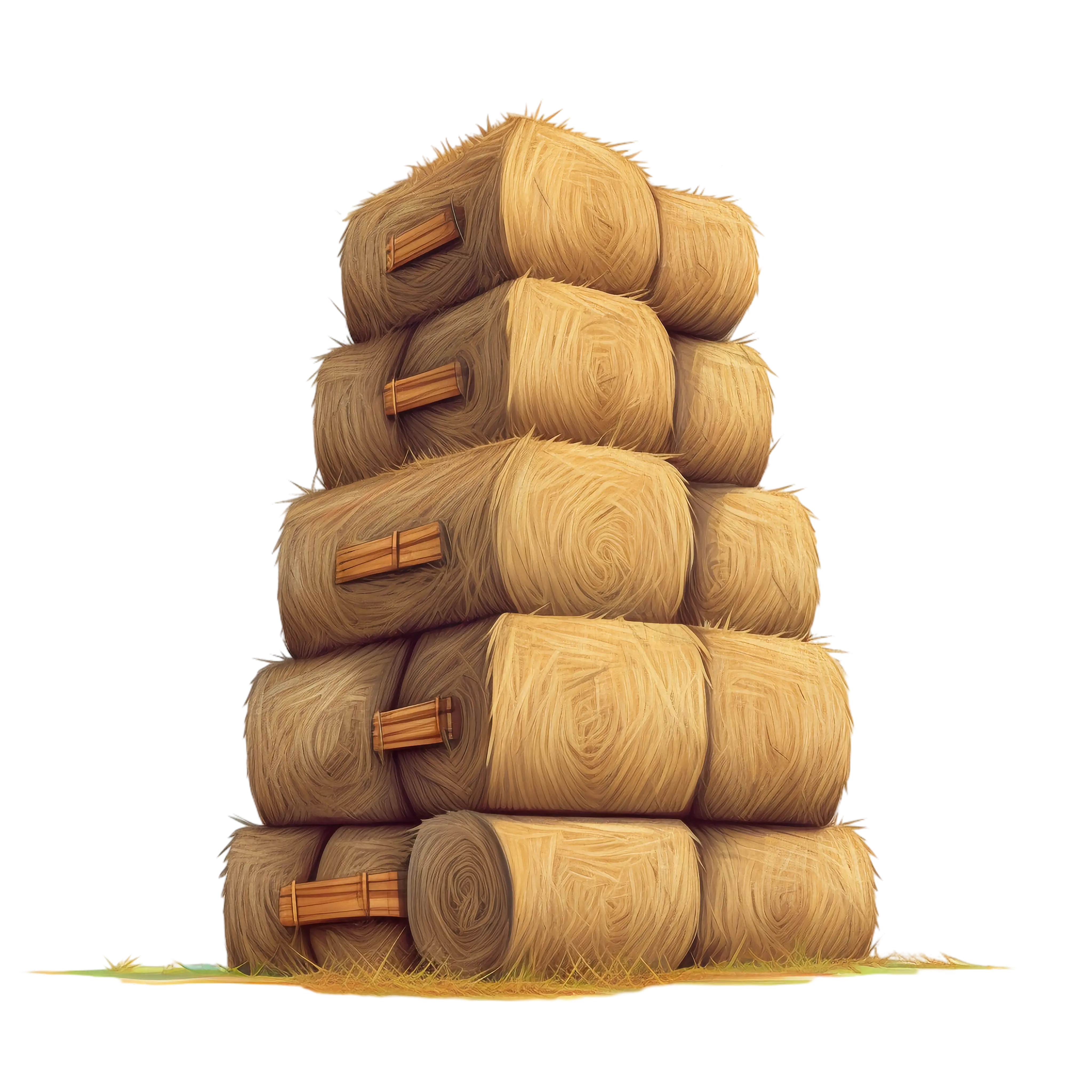 Stack of Hay Bales