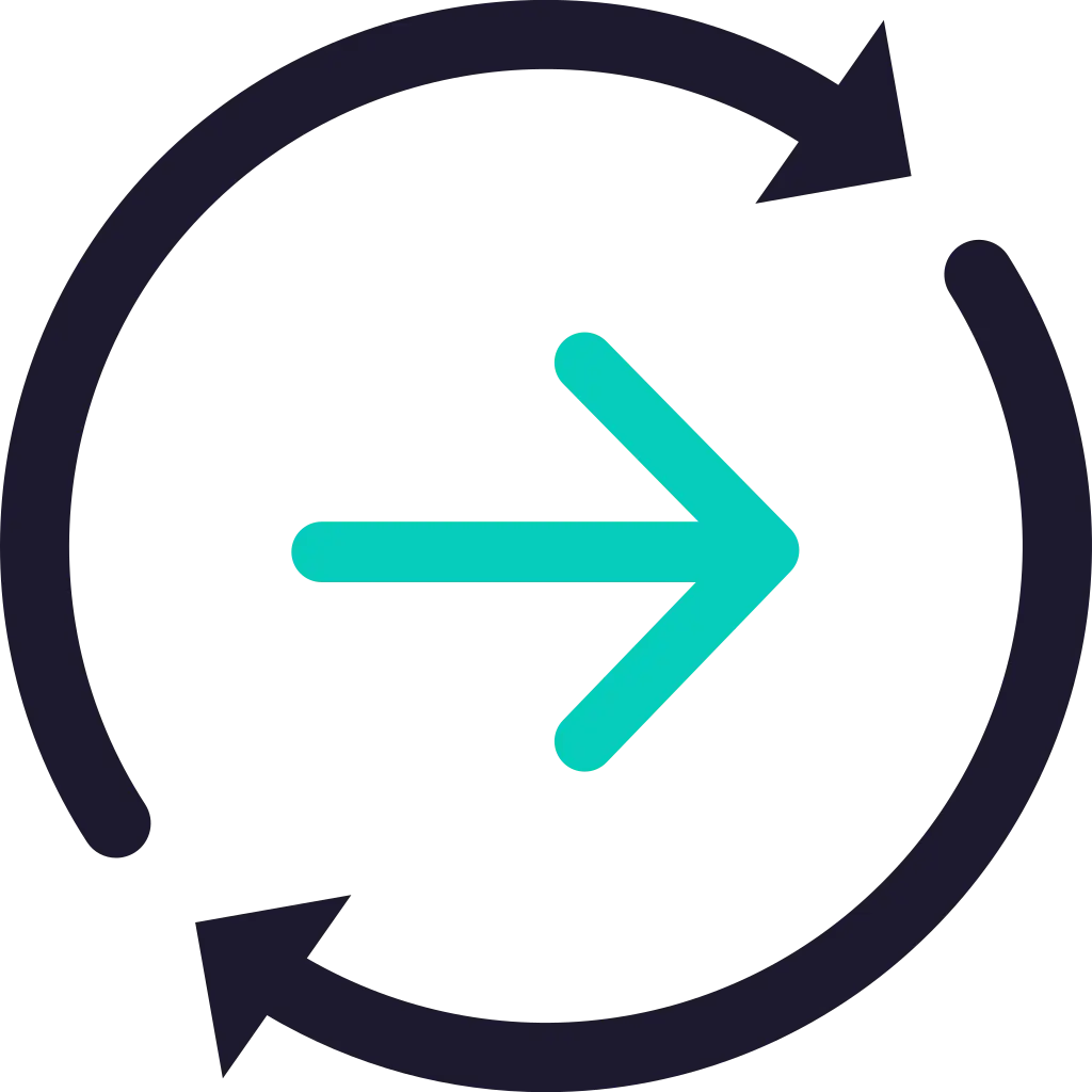 Circular Right Arrow