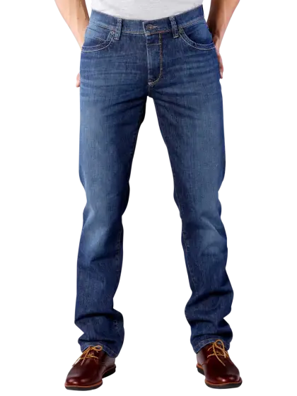 Blue Denim Jeans with Brown Shoes for Casual Wear