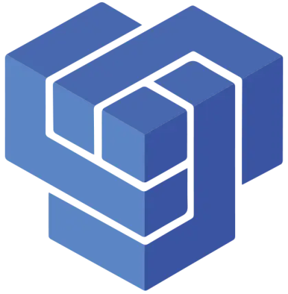 Blue Geometric Shape