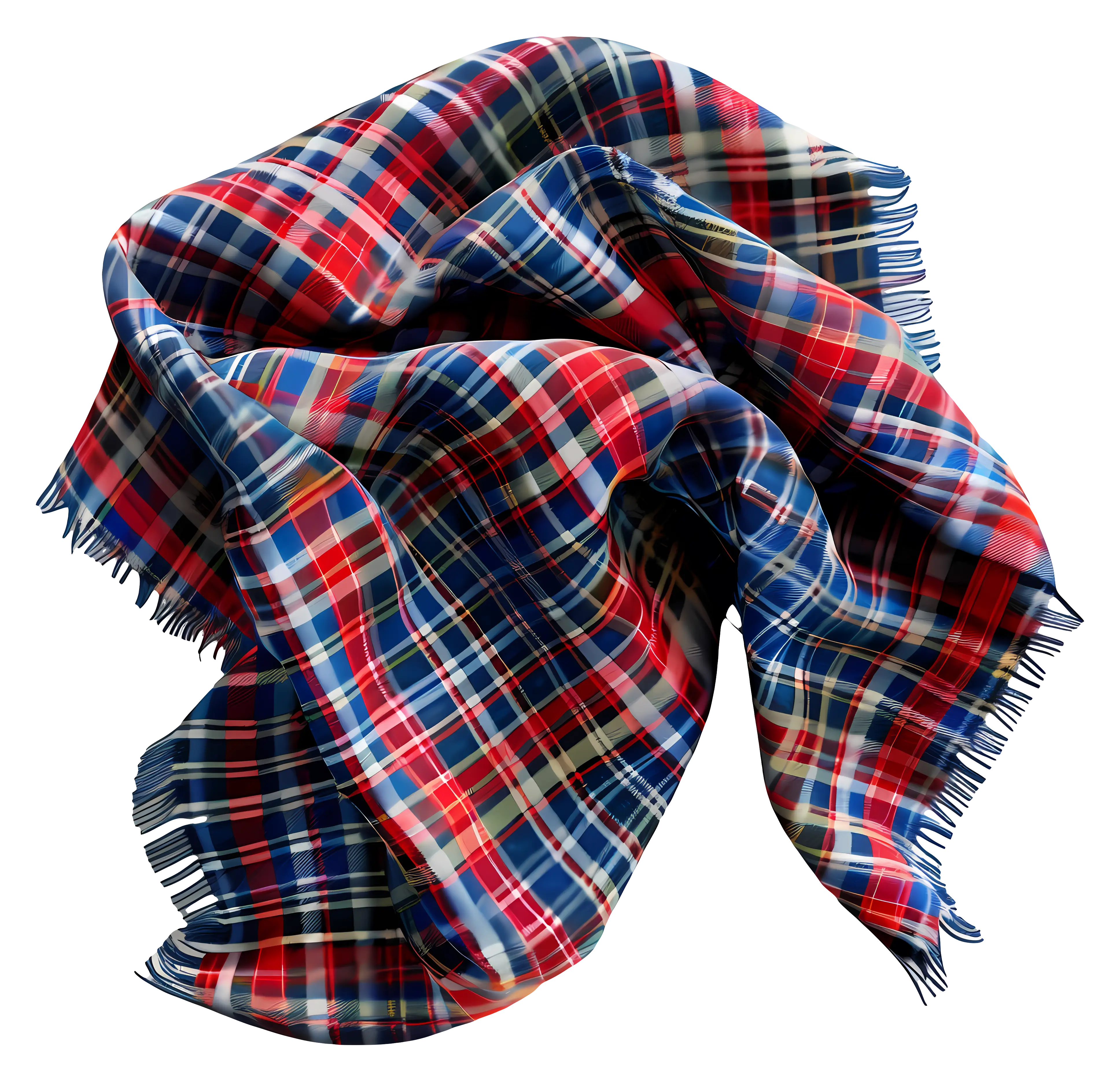Colorful Plaid Scarf