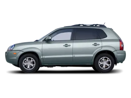 Green Compact SUV Car Side View