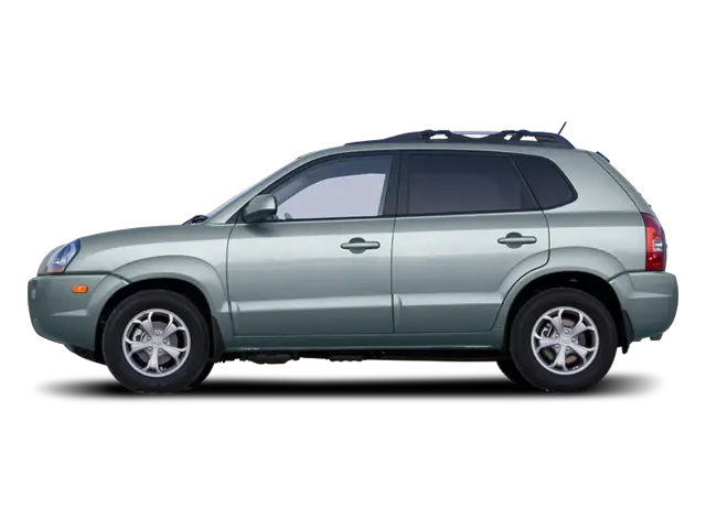 Green Compact SUV Car Side View
