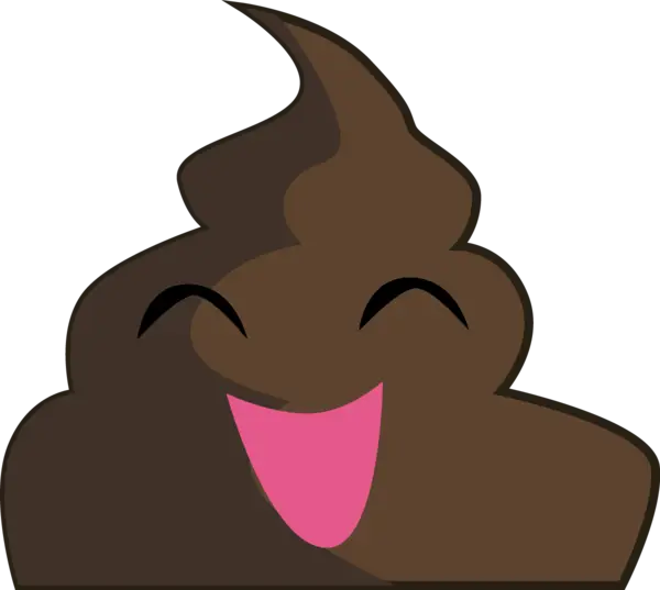 Smiling Poop Emoji Illustration