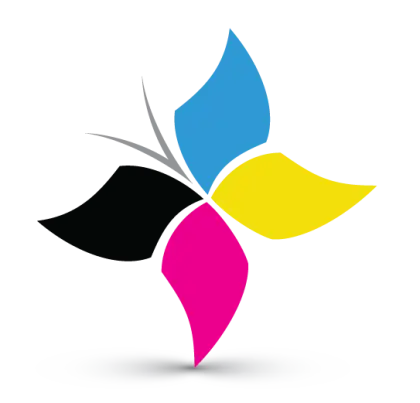 Colorful Flower Petal Logo