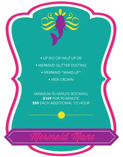 Mermaid-Themed Event Service Poster