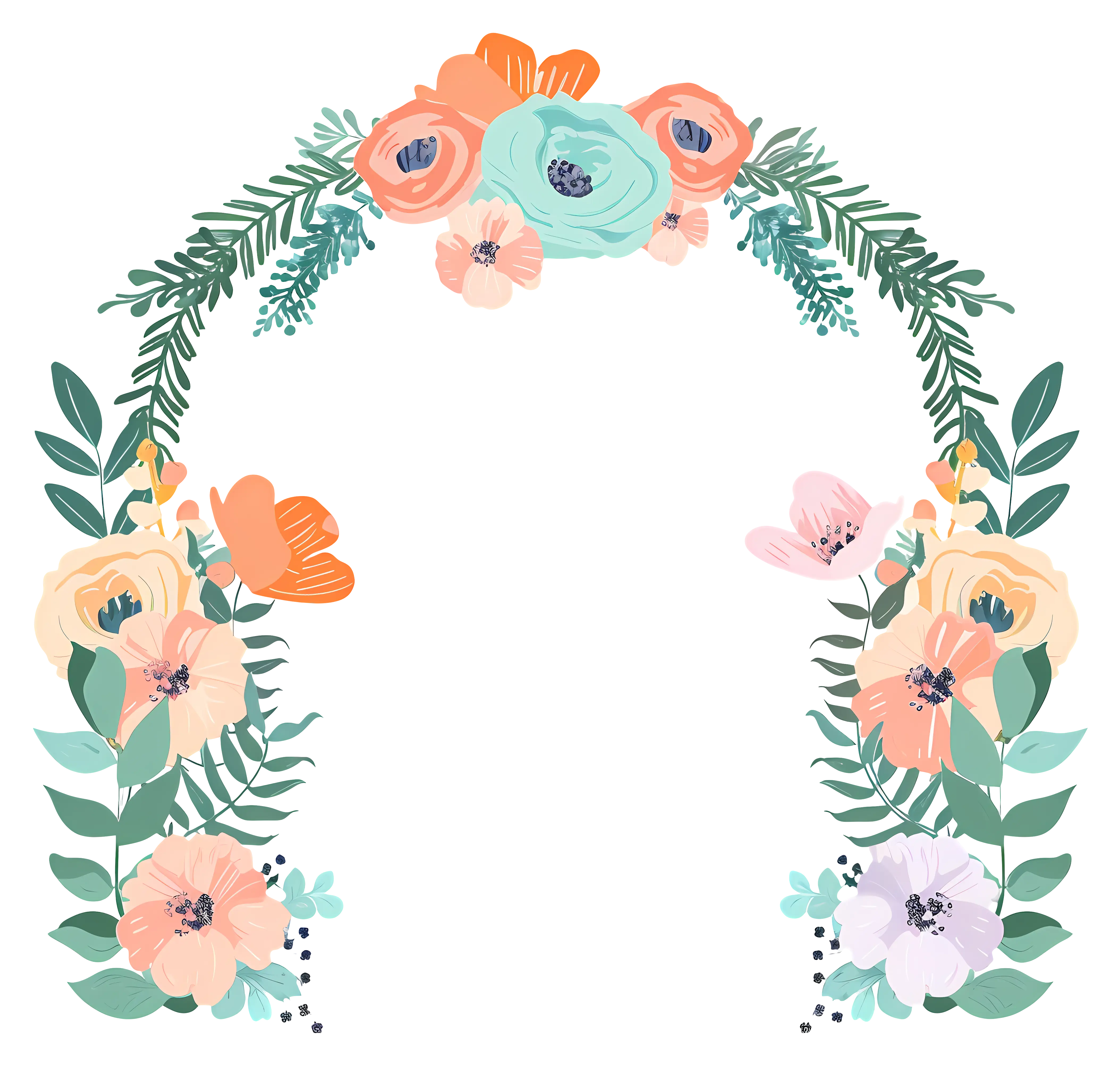 Floral Arch Decoration for Celebrations