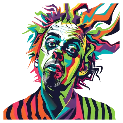 Colorful Abstract Portrait