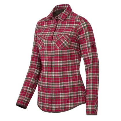 Red Plaid Flannel Shirt Design