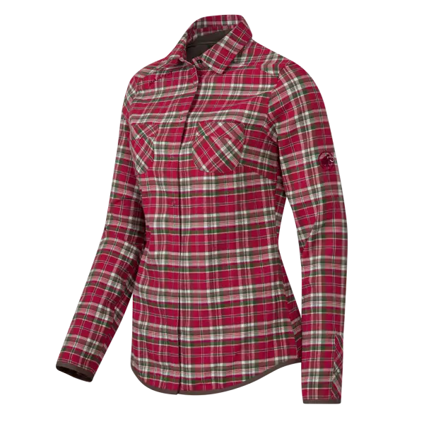 Red Plaid Flannel Shirt Design