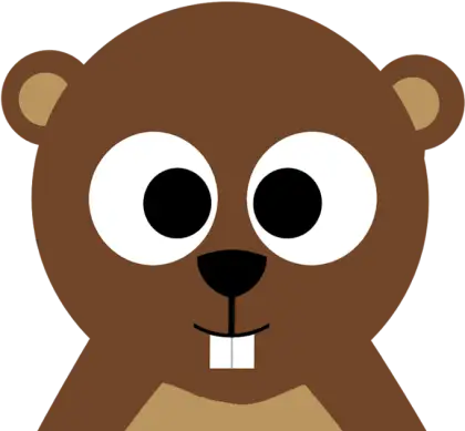 Cute Cartoon Beaver