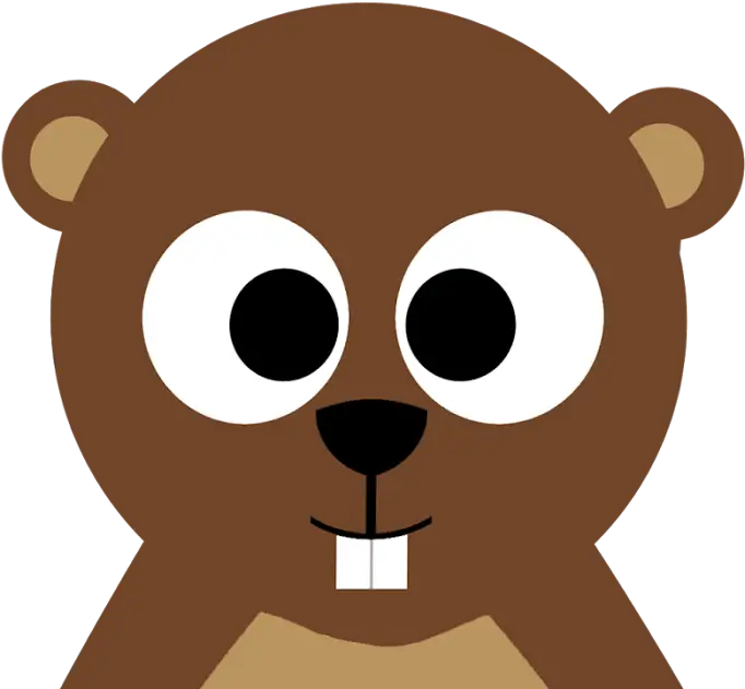 Cute Cartoon Beaver